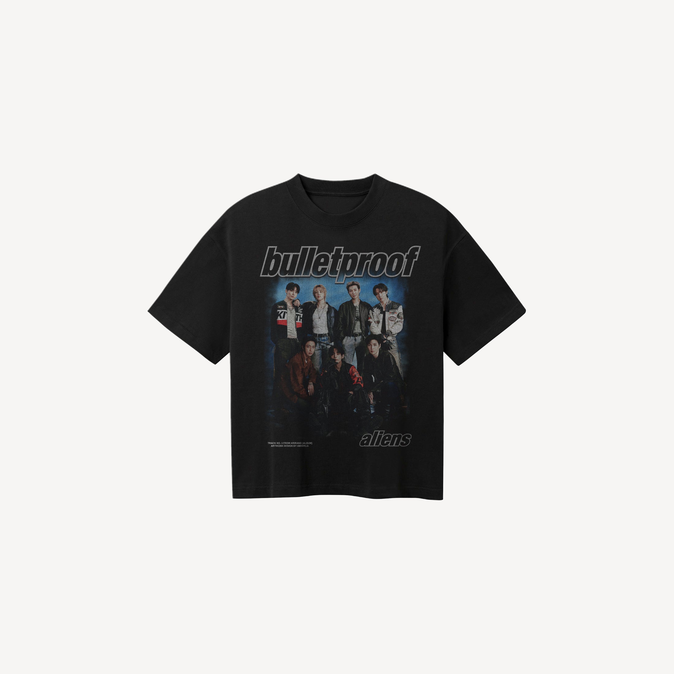 ALIENS PREMIUM BOXY T-SHIRT | BLACK