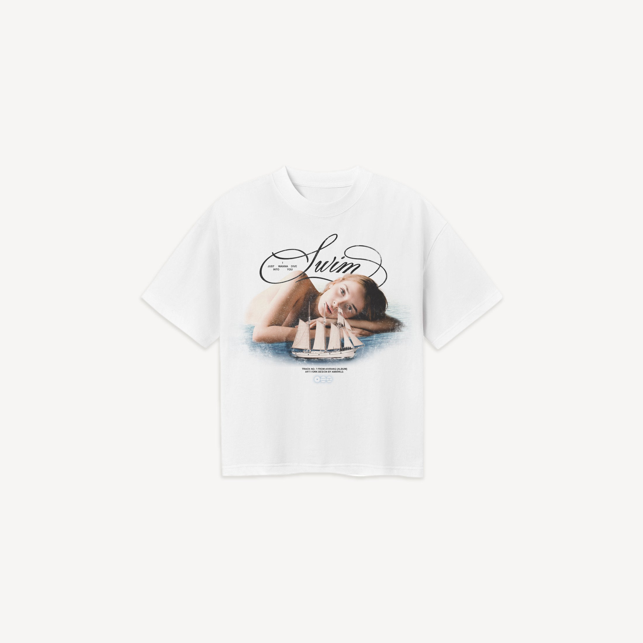 SWIM PREMIUM BOXY T-SHIRT | WHITE
